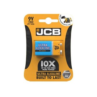 JCB - OXI ULTRA alkalická baterie 6LR61/9V - blistr 1 ks
