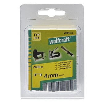 WOLFCRAFT - Spona široká čalounická typ 053, 11,2mm výška 6mm, 2000ks