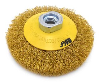 Kartáč miskový 100, vlnitý drát B 0,30, závit M14x2