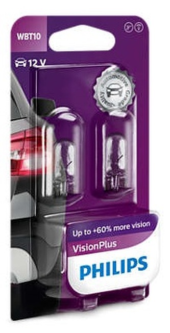 Autožárovka WBT10 Philips 12040VPB2, Vision 2ks v balení