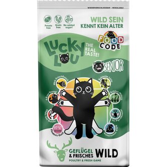 Lucky Lou Senior Geflügel & Wild se zvěřinou 340 g