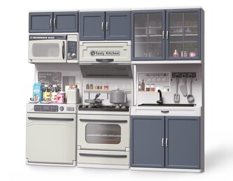 Kuchyňka s efekty 34x7x30 cm