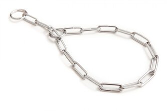 HUHUBAMBOO obojek stahovací řetízek oválná oka 60cm, chrom