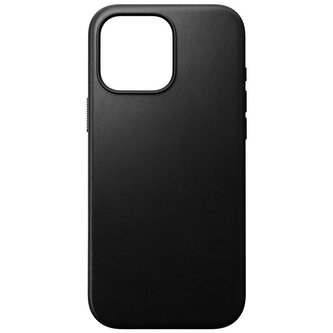 Nomad Modern Leather case, black - iPhone 16 Pro Max