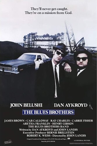 Plakát, Obraz - Blue Brothers - One Sheet, 61 × 91.5 cm