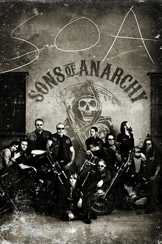 Plakát, Obraz - Sons of Anarchy - Vintage, 61 × 91.5 cm
