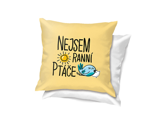 Nekupto Vtipný polštář Nejsem ranní ptáče