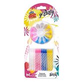 Świeczki urodzinowe spiralne 6,5cm 24szt