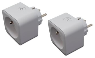 Xtend Home set 2x chytrá interní zásuvka, měření příkonu, správné spínání fáze, Tuya
