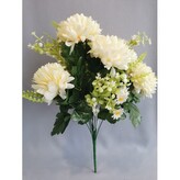 Chryzantéma kytice s kopretinou krémová  X200/krém
