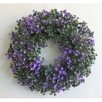 Věnec buxus fialový  210-0012