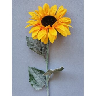 Slunečnice tm. žlutá, 62 cm, Barva tm. žlutá  H046/tm. žlutá