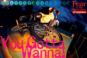 Plakát, Obraz - Bike - You Gotta Wanna!, 91.5 × 61 cm