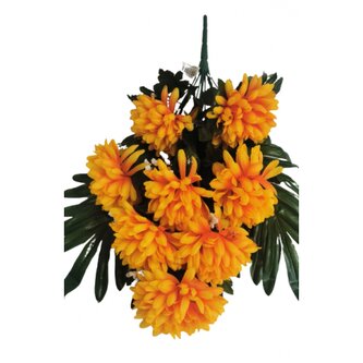 Chryzantéma kytice smuteční žlutooranžová  H220/žl.or.