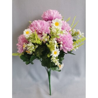 Chryzantéma kytice s kopretinou lila  X200/lila