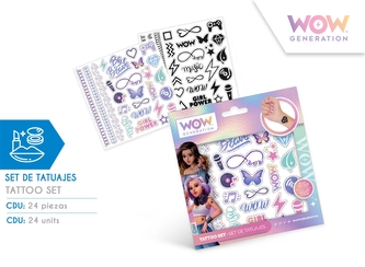 Zestaw tatuaży Wow Generation