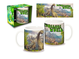 Kubek porcelanowy Dinozaur