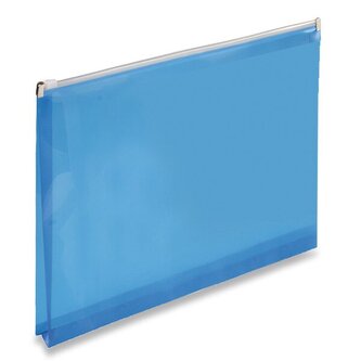 Plastová ZIP obálka A4, 5 kusů, výběr barev modrá, A4