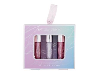 Baylis & Harding Jojoba, Vanilla & Almond Oil lesk na rty 3 x 2,5 ml