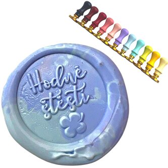 Pečetidlo nápis Hodně štěstí