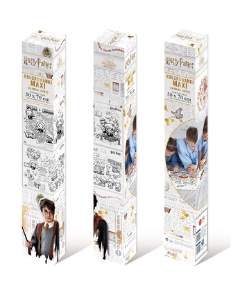 Kolorowanka podłogowa 500 x 700 Harry Potter