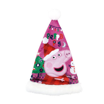 Czapka Mikołaja Świnka Peppa