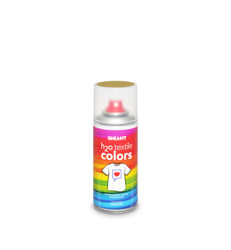 Ghiant - H2O barva ve spreji na textil - 150 ml - zlatá