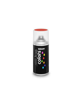 Ghiant - H2O akrylová barva ve spreji - 150 ml - jasně červená