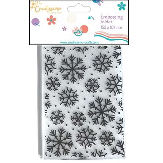 Creatissimo - Embossovací kapsa Vločky větší 105x148 mm