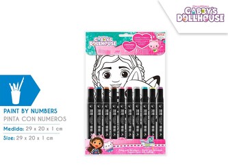 Kolorowanka z pisakami Koci Domek Gabii