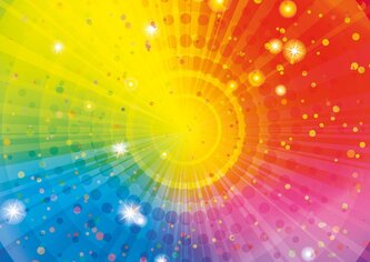 YAZZ Puzzle Abstraktní duha 1000 dílků