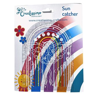 Creatissimo - Lapač slunce s motivem Motýla s duhou 15 x 11 cm