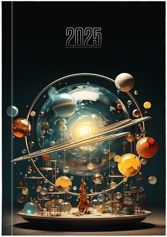 Kalendarz 2025 B5 tygodniowy PCV Planety