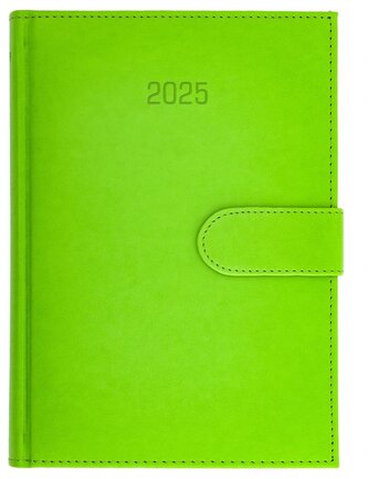 Kalendarz 2025 A5 dzienny Nebraska magnes seledyn