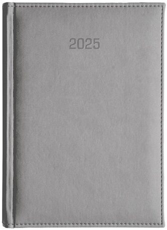 Kalendarz 2025 B5 tygodniowy Vivella szary