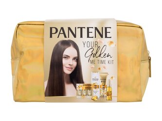 Pantene PRO-V šampon Intensive Repair 250 ml + kondicionér Intensive Repair 160 ml + olej na vlasy Keratin Protect Oil 100 ml + intenzivní péče na vlasy Serum Shots Intensive Repair 3x15 ml + kosmetická taštička
