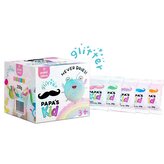 Papa's clay modelovací hmota sada 250 gr třpytivé odstíny