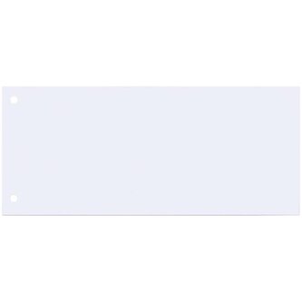 Papírové rozlišovače 1/3 A4 Q-Connect 100 ks, bílé