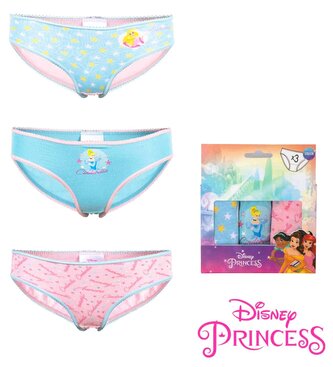 SADA 3 KS KALHOTKY PRINCEZNY - velikost 5-6