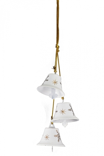 Girlanda zvonečků na zavěšení 4,5x4,5x31 cm