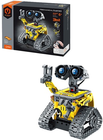 Stavebnice 3v1 R/C Robot & Pásový mechanický dinosaurus 430 ks