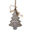 Polyresinový závěsný perníček - stromek, 12/144
