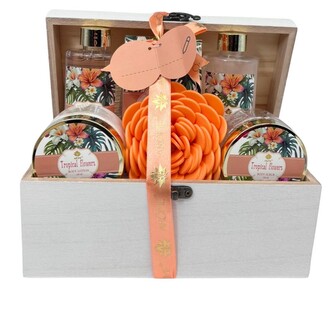 ARÔME Dárková kosmetická sada Tropické květiny 2