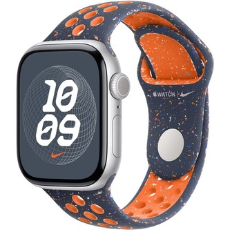 Apple Watch 41/40/38mm Blue Flame sportovní řemínek Nike S/M