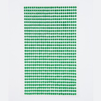 Kryształki samoprzylepne Light green 3mm 806szt