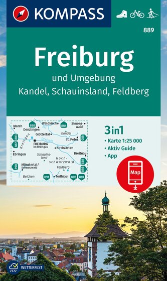 KOMPASS Wanderkarte 1b Bodensee Ost 1:50.000