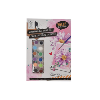 Kreativní sada malování + barvy 28 ks A4