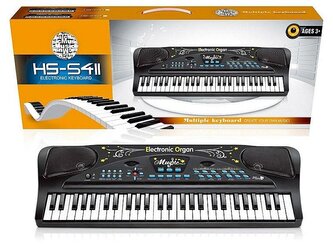 Organy 54 klawisze na baterie z mikrofonem