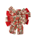 Mašle polyester červená 33x5x115 cm