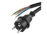 Flexo šňůra guma/neopren 3x1,0mm2 3m černá